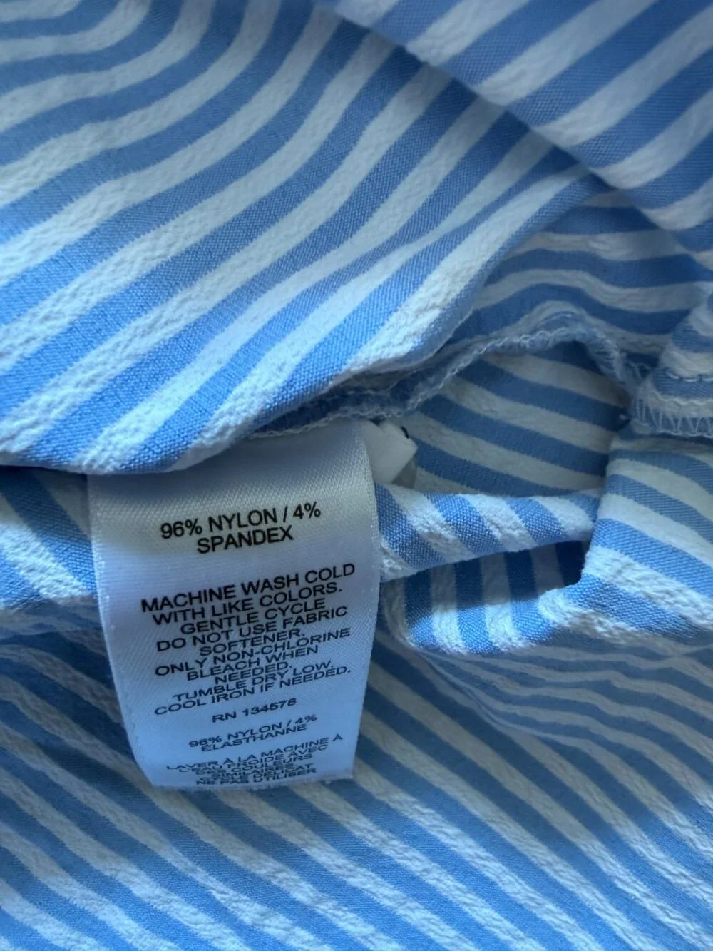 Girls Vineyard Vines Swim Cover up Blue/White Size XS